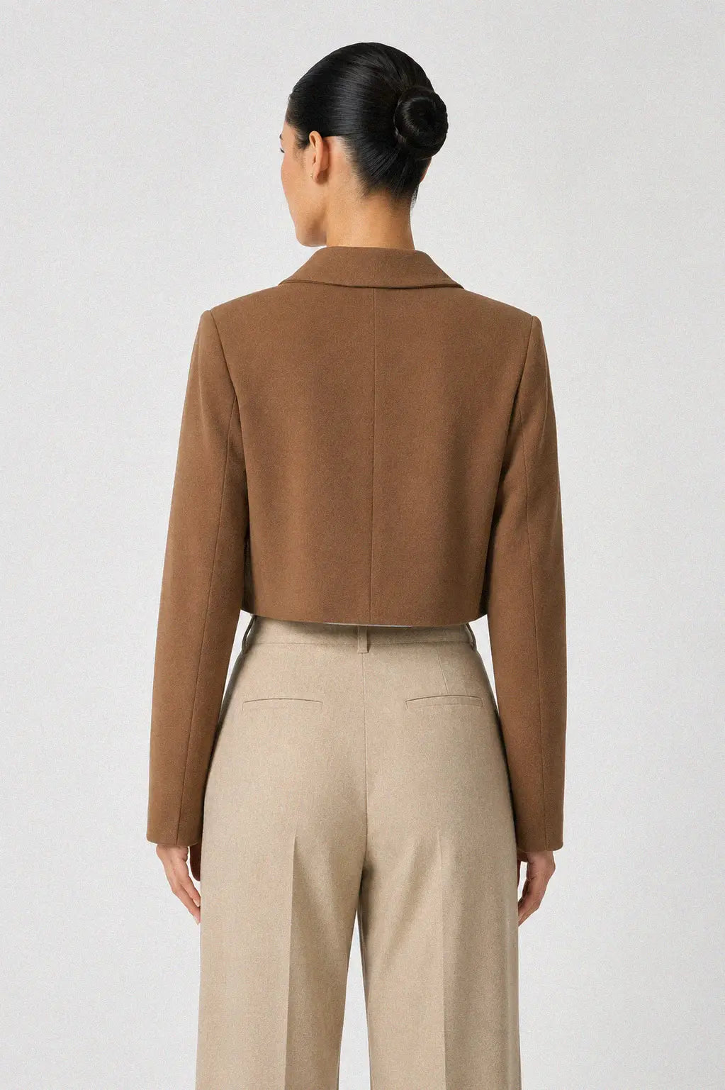 Cropped Wool Jacket