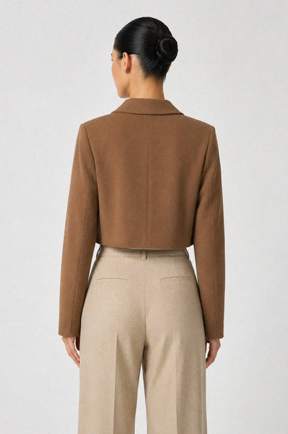 Cropped Wool Jacket