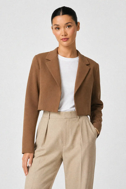 Cropped Wool Jacket