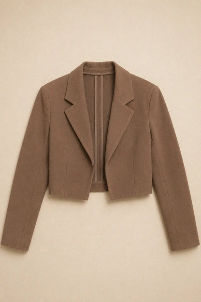 Cropped Wool Jacket