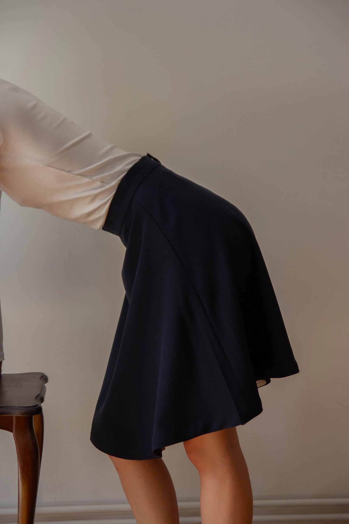 Midnight Wool Skirt